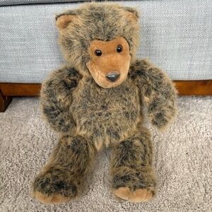 Build-A-Bear Brown Plush Grizzly Bear‎ Stuffed Animal With Faux Fur 20" tall